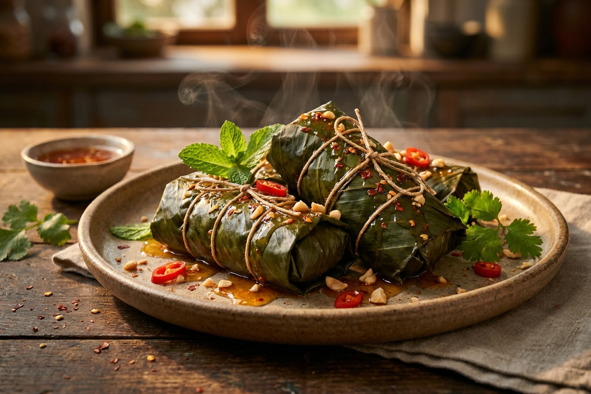 Sarmale in Banana Leaves